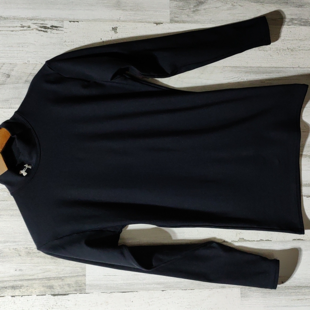 Under Armour Compression Mock Neck Athletic Training Shirt LS Black Medium